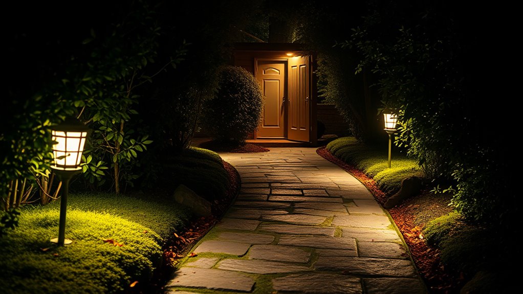 illuminated restroom access