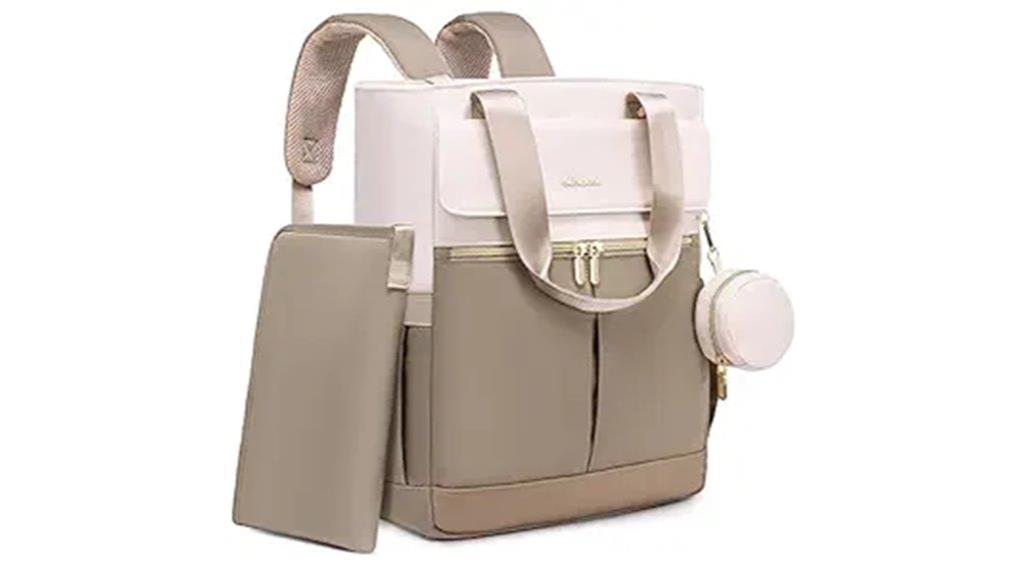 insulated pocket diaper backpack