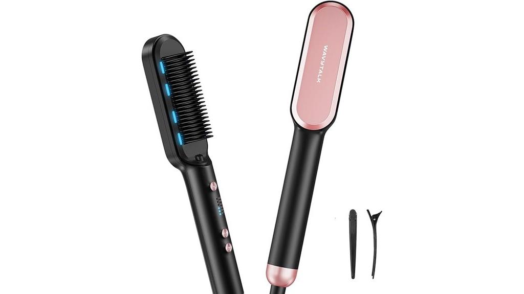 ionic hair straightening brush