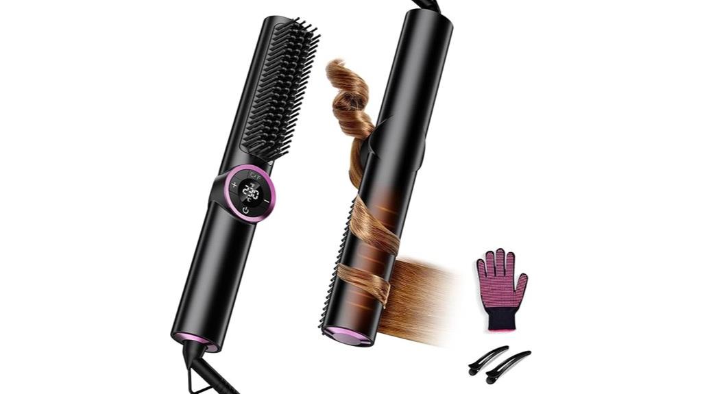 ionic hair straightening brush