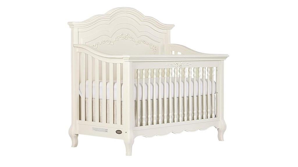 ivory lace convertible crib