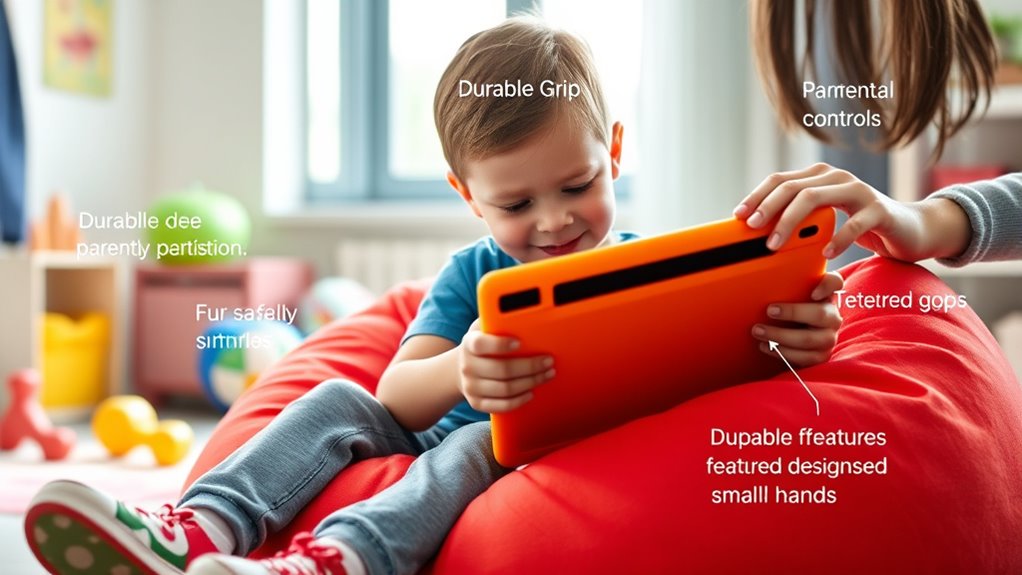 kid friendly tablet features