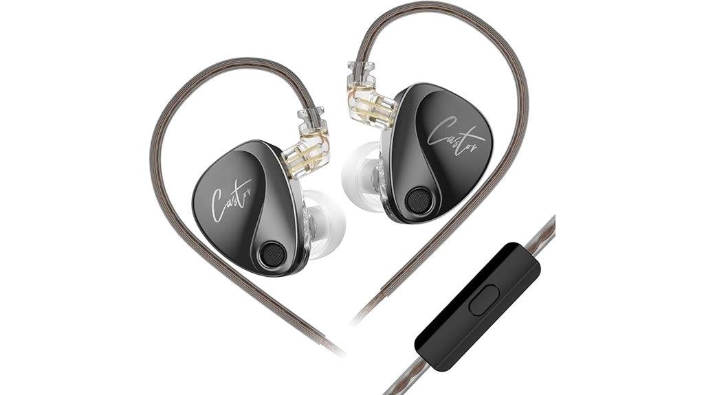 kz castor earphone microphone