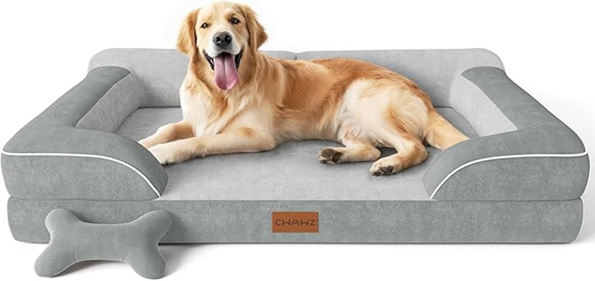 large cooling gel dog bed