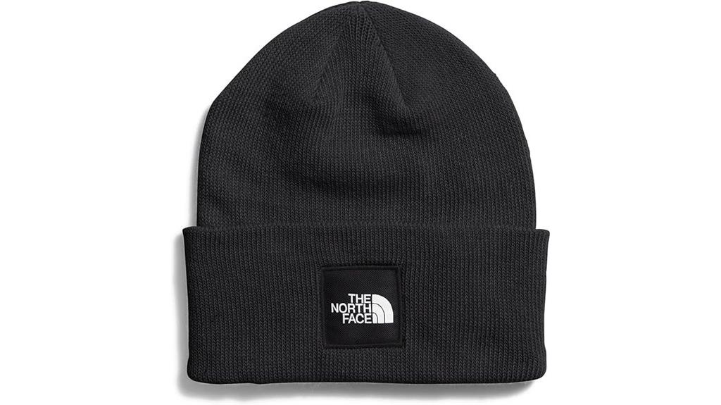 large logo beanie