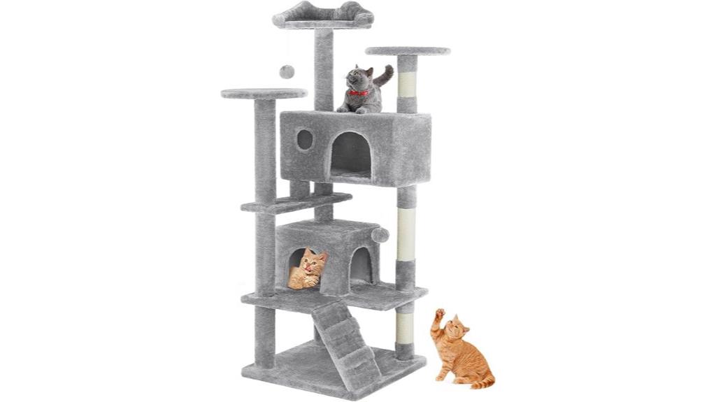 large multi level cat tower