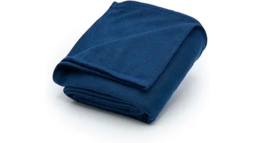 lightweight fleece airplane blanket