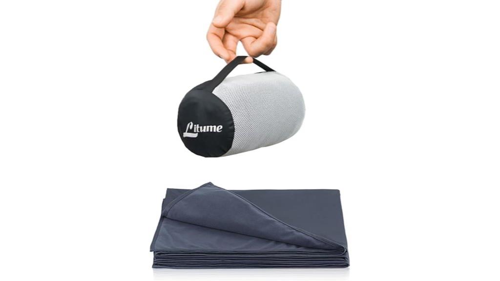 lightweight velvet travel blanket