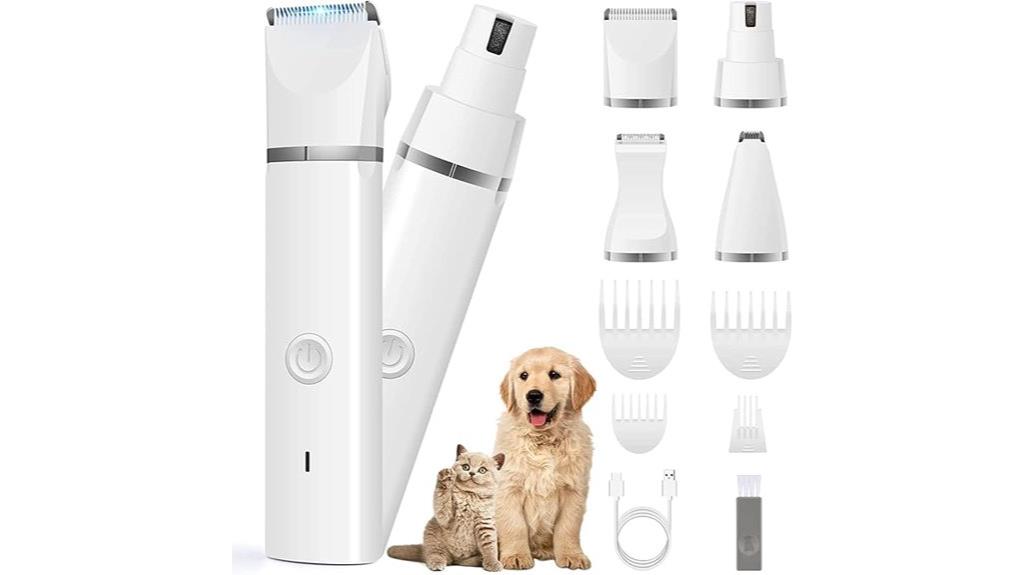 low noise pet grooming kit