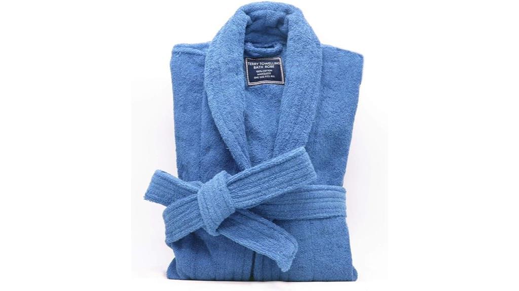 luxurious terry cotton robe