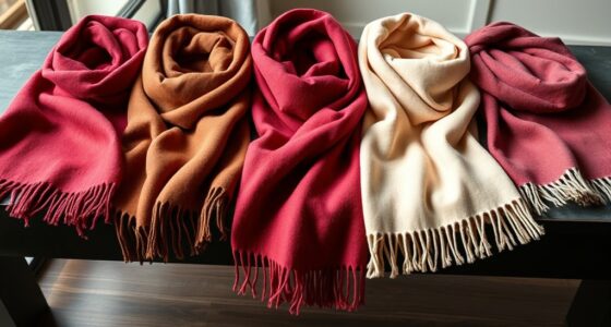 luxury cashmere winter scarves