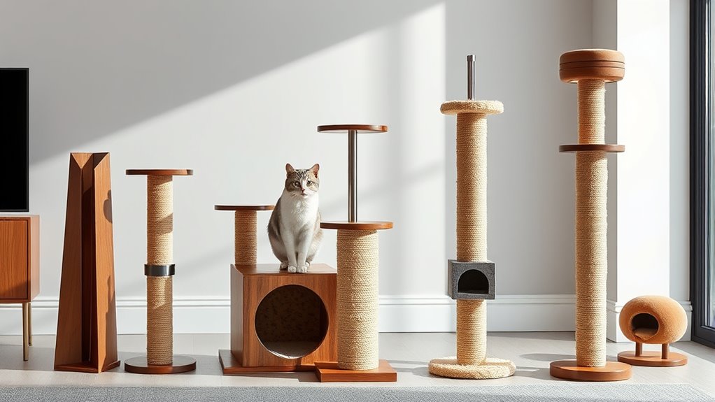 luxury cat scratching posts