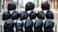 luxury motorcycle helmet collection