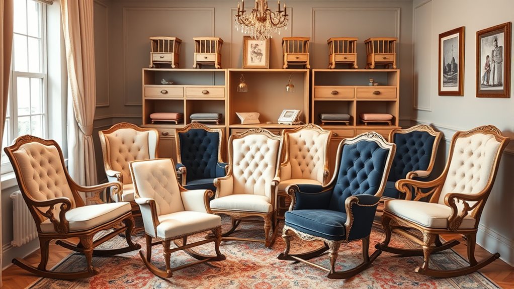 luxury nursery rocking chairs