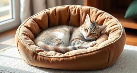 luxury orthopedic cat beds