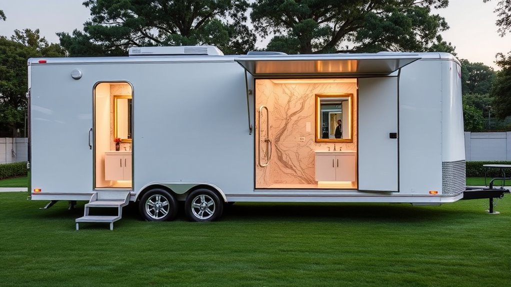 luxury portable restroom experience