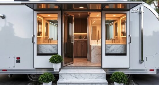 luxury restroom trailer amenities