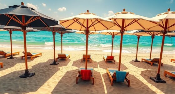 luxury sun protection umbrellas