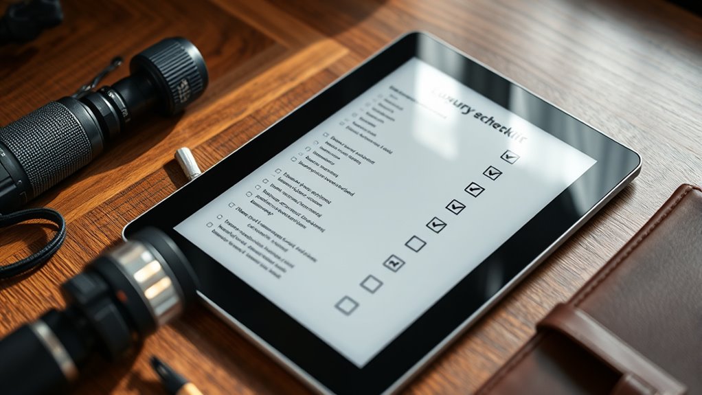 luxury trailer inspection checklist