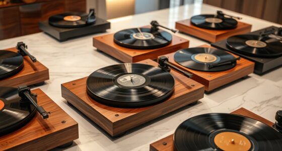 luxury vinyl record players