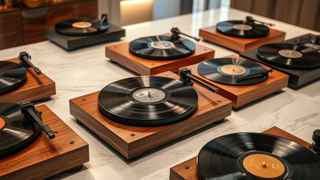 luxury vinyl record players