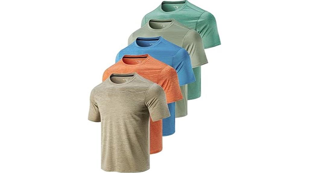 men s quick dry t shirt pack