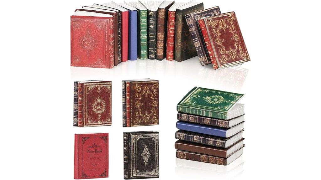 miniature dollhouse book set
