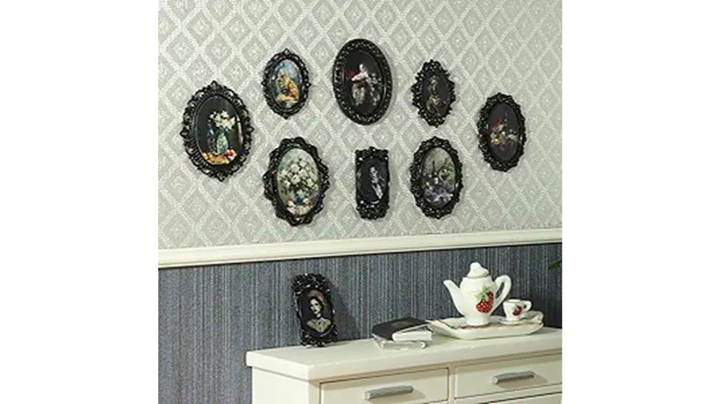 miniature dollhouse frame set
