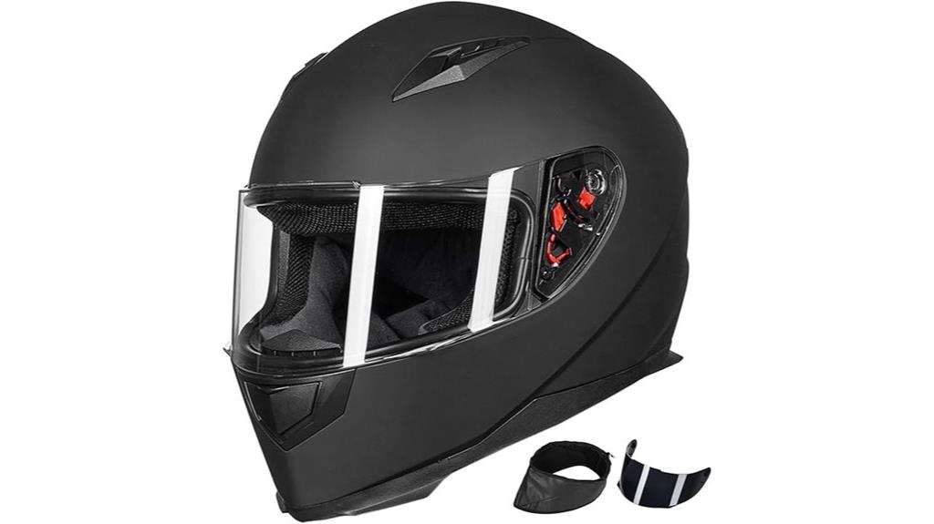 motorcycle helmet with accessories