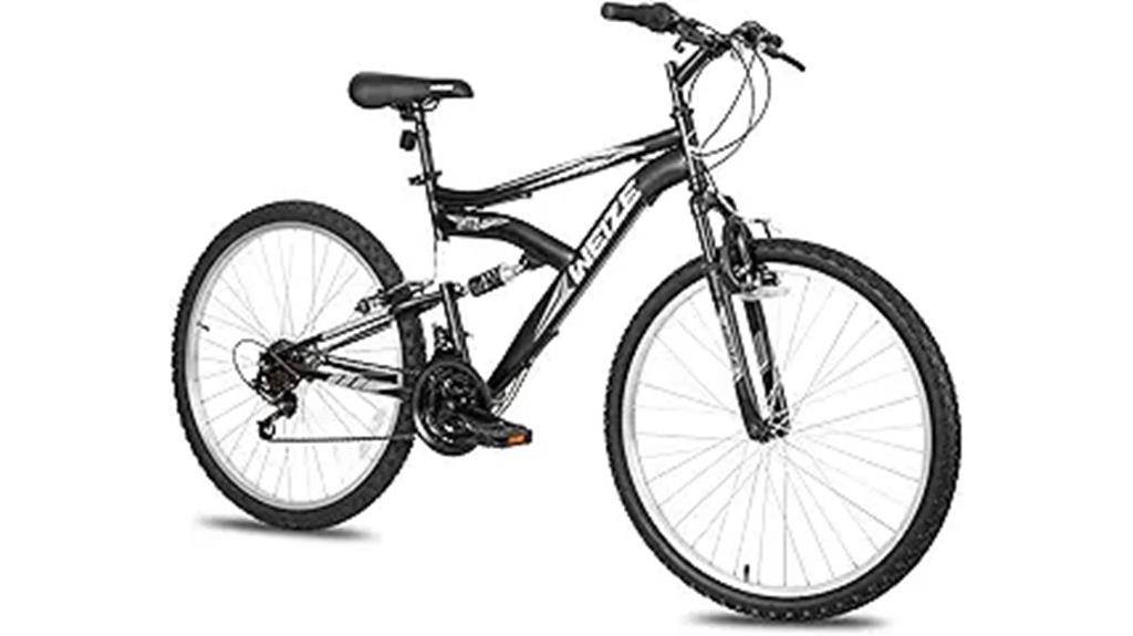 mountain bike with suspension