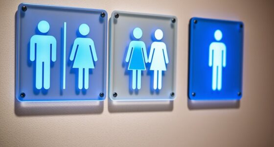 multilingual bathroom sign templates