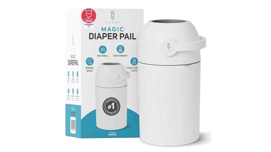 odor free baby diaper pail