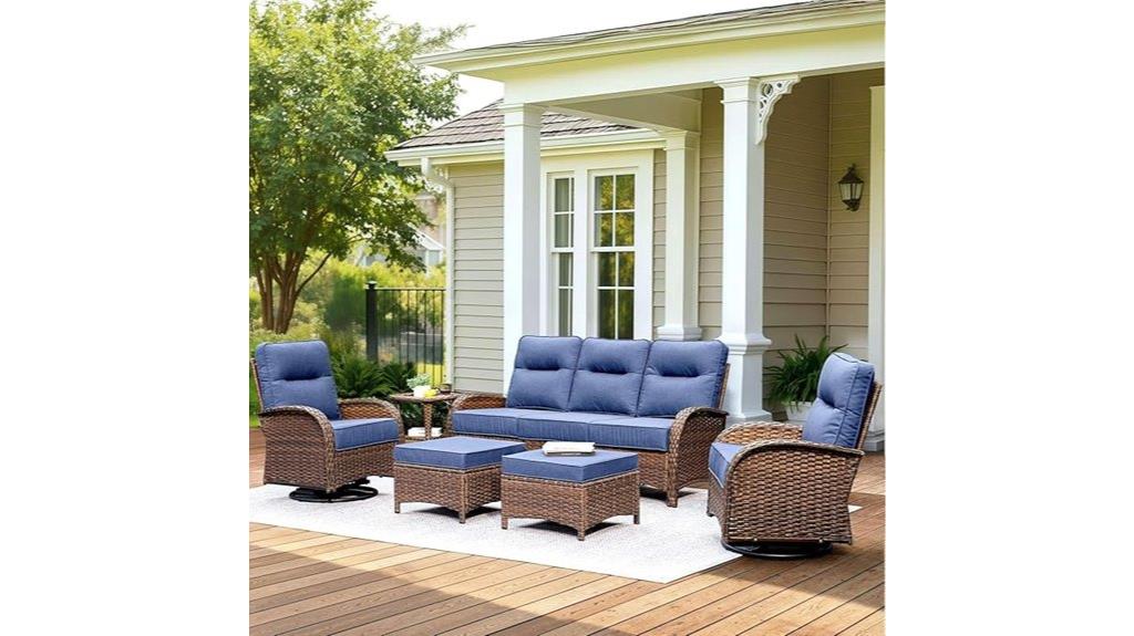 outdoor furniture with cushions