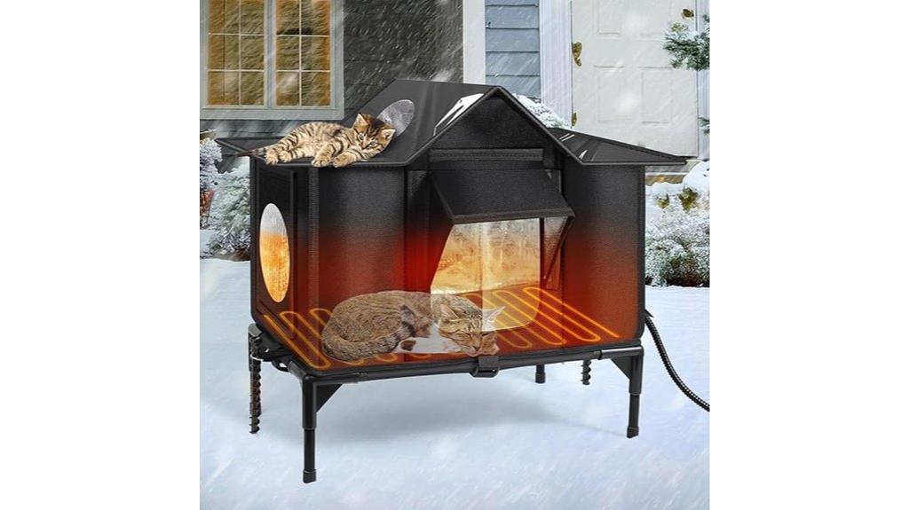 outdoor heated cat shelter