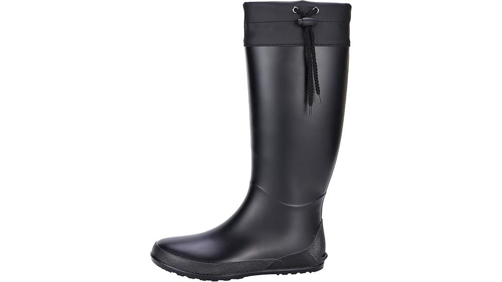 packable tall rain boots