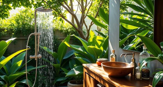 popular outdoor resort bathroom extras