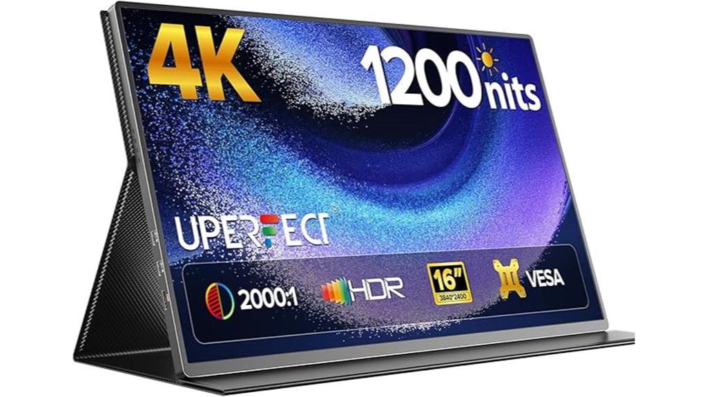 portable 16 inch 4k display