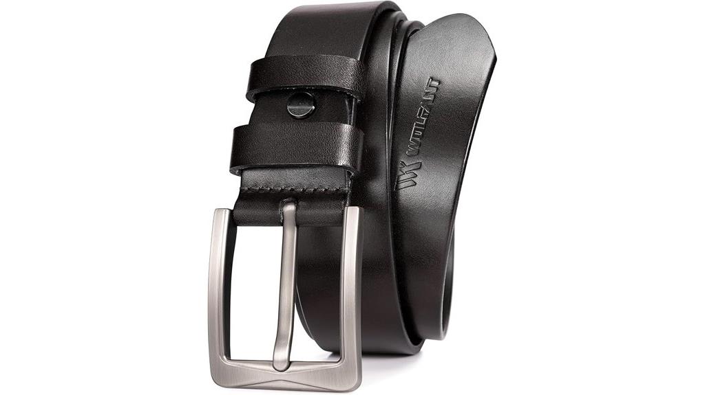 premium italian leather belt