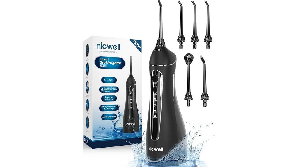 rechargeable water flosser modes