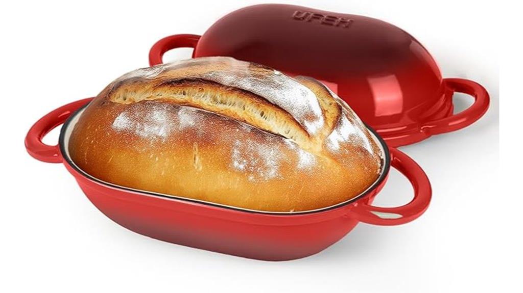 red 2qt bread oven