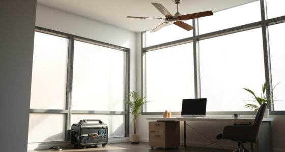 reduce generator and fan noise