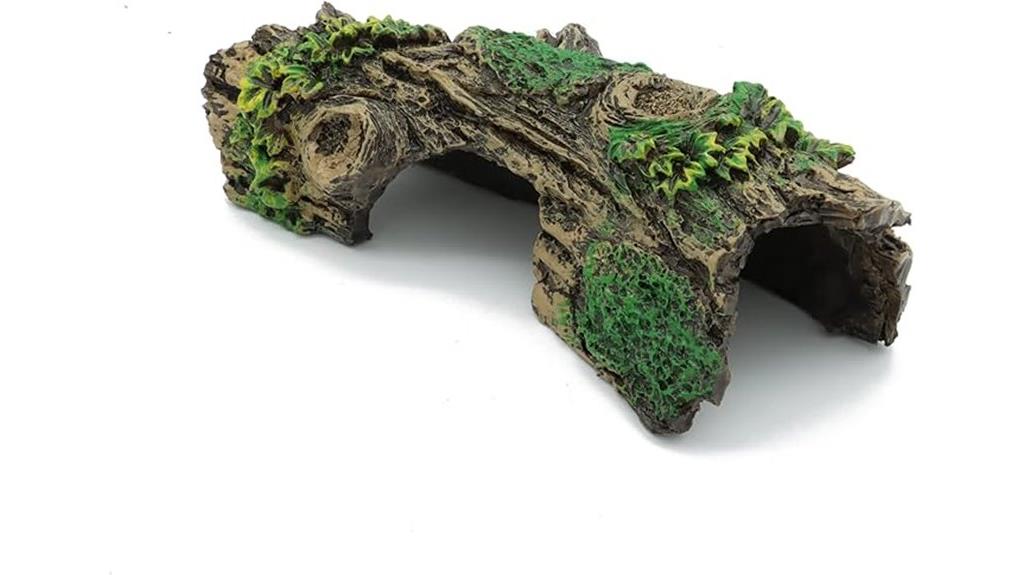 resin tree trunk decor