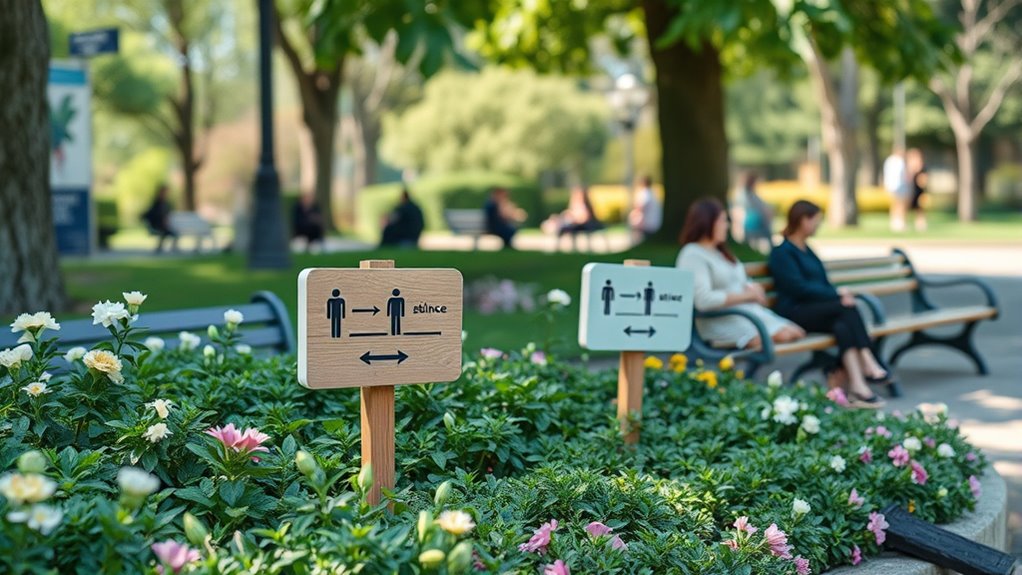 respect signage practice courtesy