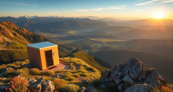 restroom placement preserves view