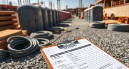 restroom power water access