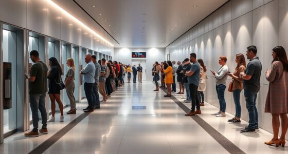 restroom wait time optimization