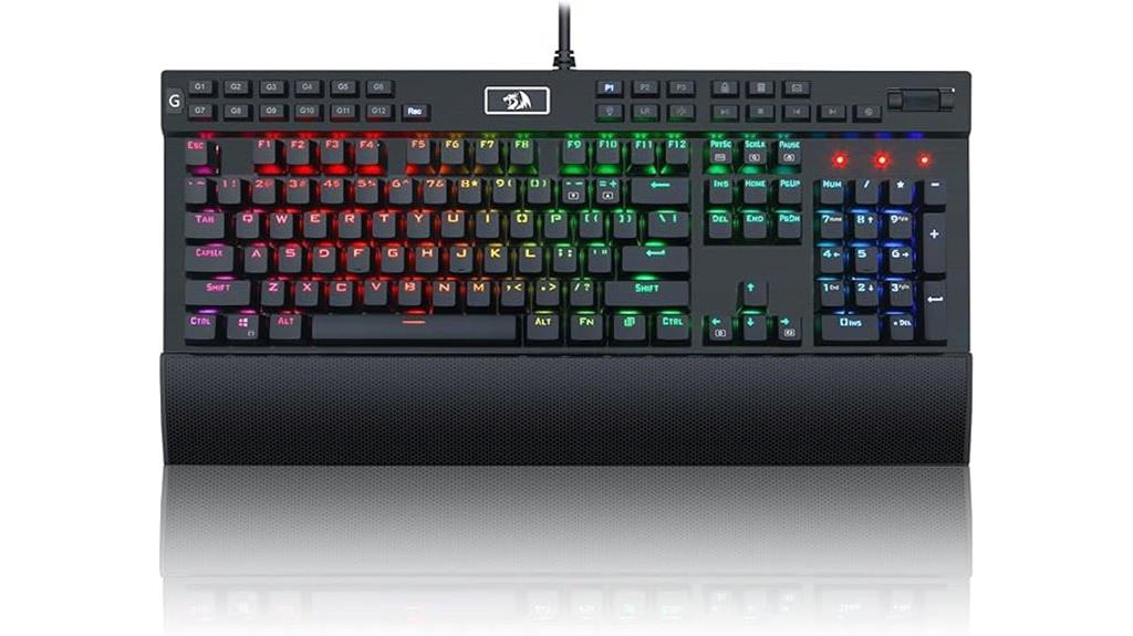 rgb gaming keyboard with macros