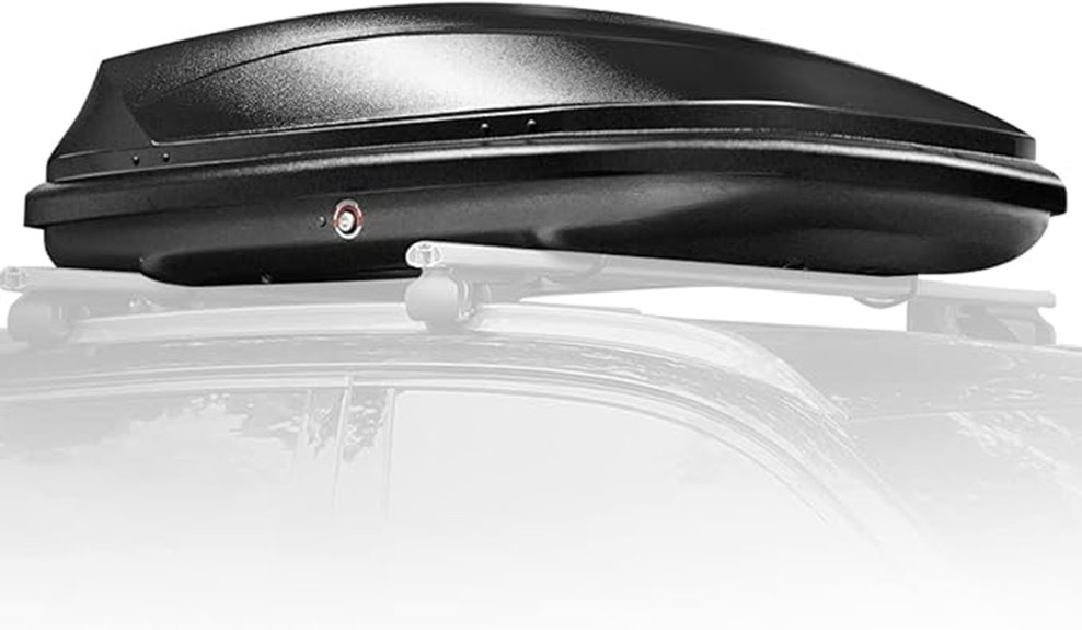 secure hard shell roof carrier