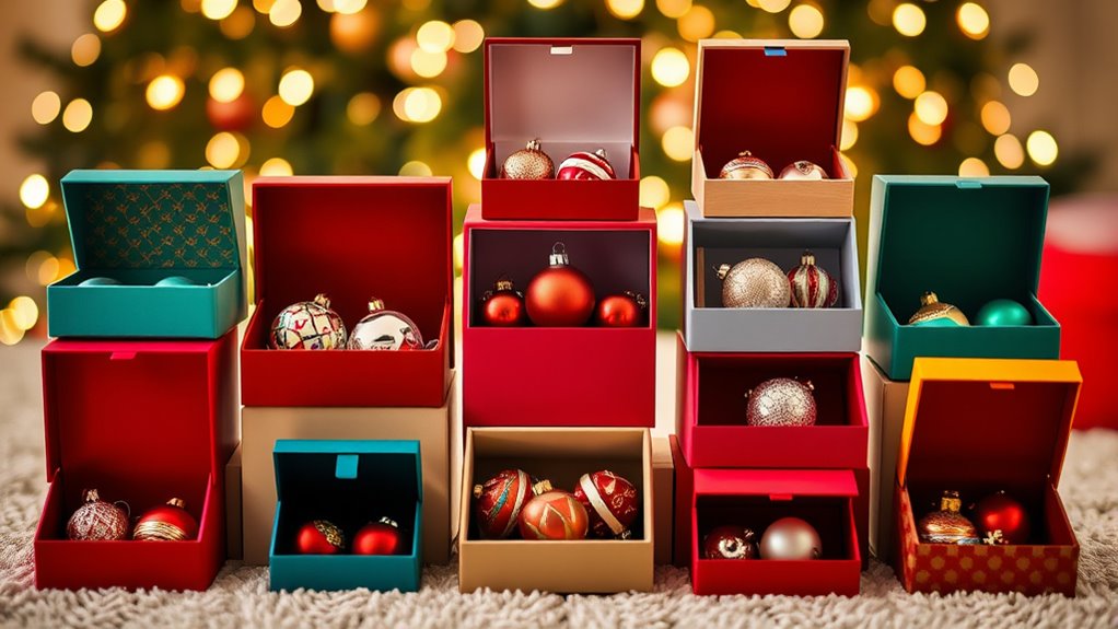 secure holiday ornament storage