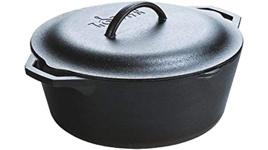 seven quart cast iron oven